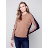 Color Block Knit Sweater - Truffle