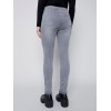 Cuffed Hem Jeans - Soft Gray