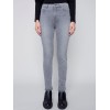 Cuffed Hem Jeans - Soft Gray