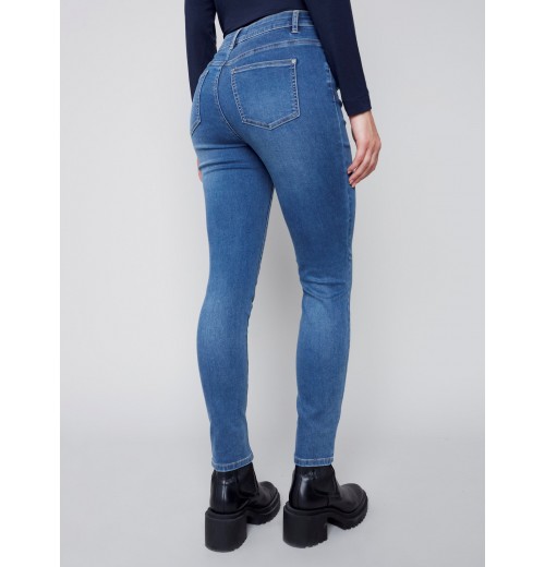 Soft Stretch Skinny Jeans - Medium Blue