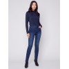 Soft Stretch Skinny Jeans - Blue Black