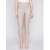 Stretch Pull-On Capri Pants - Greige